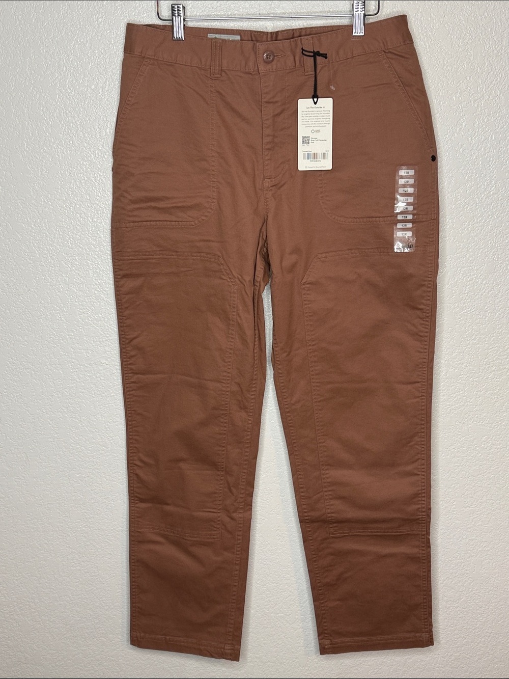Stio Twisted Root Rivet Twill Carpenter Pant Size 12R Outdoor Backpacking NWT